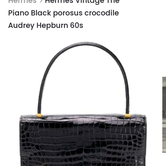 Hermes Piano Crocodile Handbag - Picture 10 of 11
